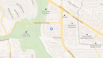 Map for Woodland Park Apartments  - Arlington, TX