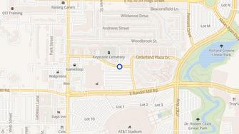 Map for Cedar Garden Townhomes - Arlington, TX