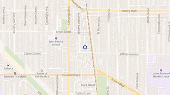 Map for Provence Way Apartments - North Hollywood, CA