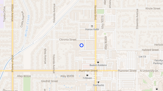 Map for Citronia East Apartments - Northridge, CA