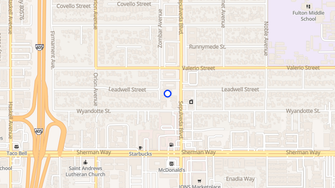 Map for Fountain Apartments - Van Nuys, CA