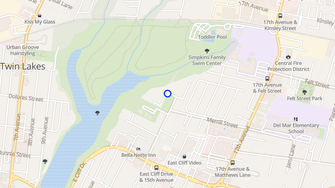 Map for Swan Lake Apartments - Santa Cruz, CA