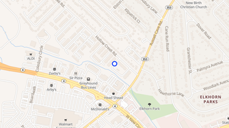 Map for Paddock Apartments - Lexington, KY