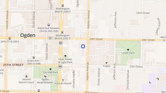 Map for Park Avenue Apartments - Ogden, UT