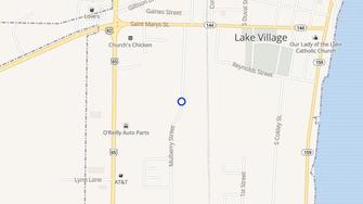 Map for Lakeside Apartments - Lake Village, AR