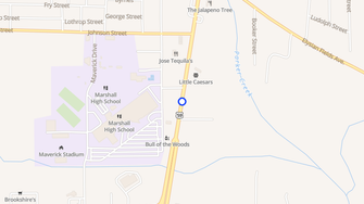 Map for Ward Plaza Apartments - Marshall, TX