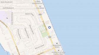 Map for Ocean Hut Motel - Daytona Beach, FL