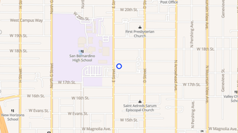 Map for Norman Manor Apts - San Bernardino, CA
