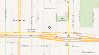 Map for Northbrook Apartments - San Bernardino, CA