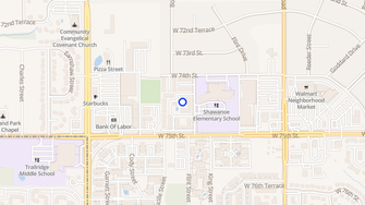 Map for Westbrooke Glen Apartments - Shawnee, KS