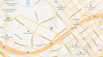 Map for Ramey Apartments - El Paso, TX