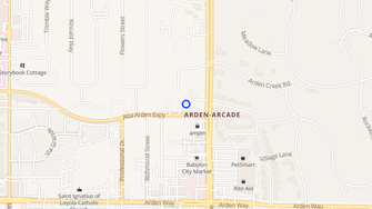 Map for Arden Palms Apartments - Sacramento, CA