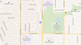 Map for Northwood Apartments - Sacramento, CA