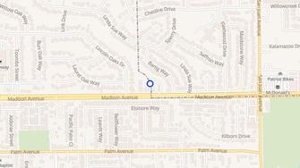 Map for Coyle Creek Apartments - Fair Oaks, CA