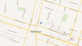 Map for McAlester Plaza - Mcalester, OK