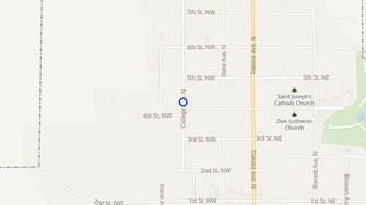 Map for Hillcrest Heights - Wessington Springs, SD