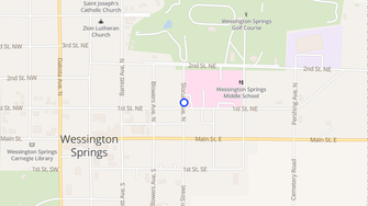 Map for Weskota Apartments - Wessington Springs, SD