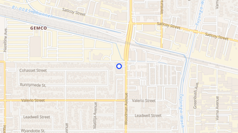 Map for 7507 Woodman Ave - Van Nuys, CA