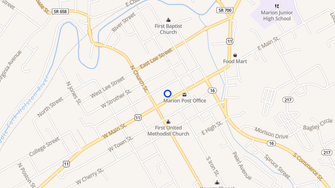 Map for Royal Oaks Apartments - Marion, VA
