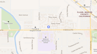 Map for Casa Mia Apartments - Atwater, CA