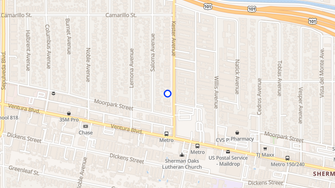 Map for Kester Apartments - Sherman Oaks, CA