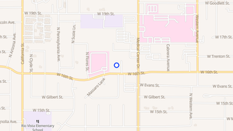 Map for Arrowhead Woods Apartments - San Bernardino, CA