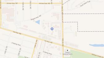 Map for Cornell II Apartments - Watertown, SD