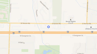Map for Sugarwood Apartments - Springfield, MO