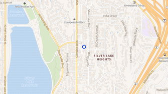 Map for Silver Lake New Hope Apartments - Los Angeles, CA