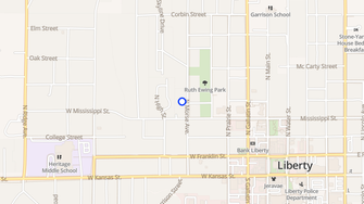 Map for Morse Plaza Apartments - Liberty, MO