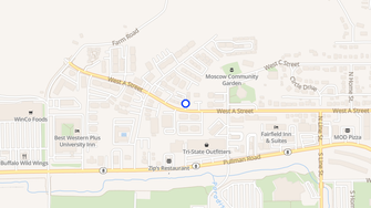 Map for Tule Place Apartments - Moscow, ID