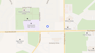 Map for Sherwood Villa Apartments - Victorville, CA