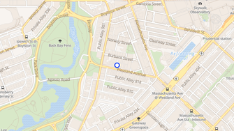 Map for 71 Westland Avenue Apartments - Boston, MA