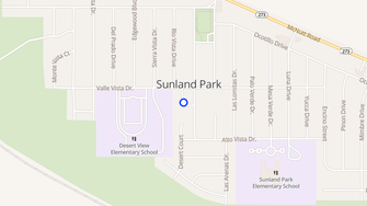 Map for Vista Del Rey Apartments - Sunland Park, NM
