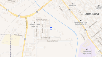 Map for Santa Rosa Apartments - Santa Rosa, NM