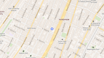 Map for 2310 Creston Avenue - Bronx, NY