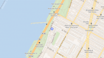 Map for Trump Place 200 Riverside Boulevard - New York, NY