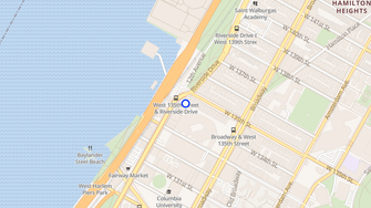 Map for 575 Riverside Drive - New York, NY