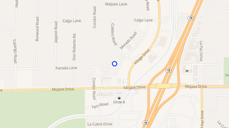 Map for Hillcrest Court Apartments - Victorville, CA