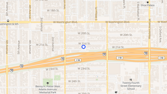 Map for Cimarron Apartments - Los Angeles, CA