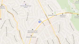 Map for Wilshire Holmby Condominiums - Los Angeles, CA