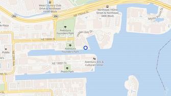 Map for Aventura Marina Two - Aventura, FL