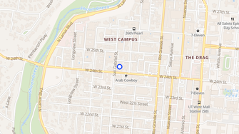 Map for Regents West at 24th - Austin, TX