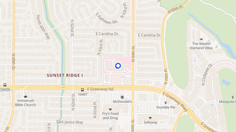 Map for Brookdale North Scottsdale - Scottsdale, AZ