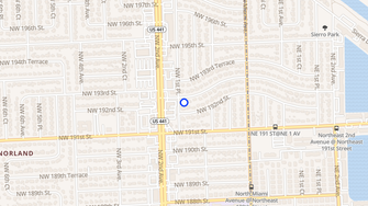 Map for 160 NW 193 Street - Miami, FL