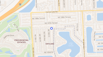 Map for 271 Nw 196th Street - North Miami, FL