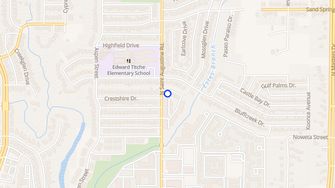 Map for Crestshire Village - Dallas, TX