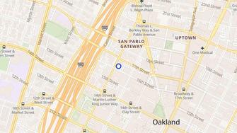 Map for 646 16th Street - Oakland, CA