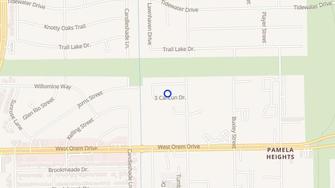 Map for 4938 S Cancun Dr - Houston, TX