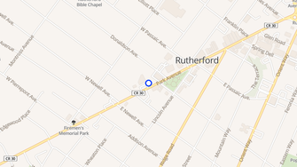 Map for 200 Park Ave - Rutherford, NJ